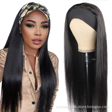 Wholesale Remy Human Hair Headband Wig,Headband Wig Human Hair For Black Women,150% 180%Density Curly Headband Human Hair Wig
